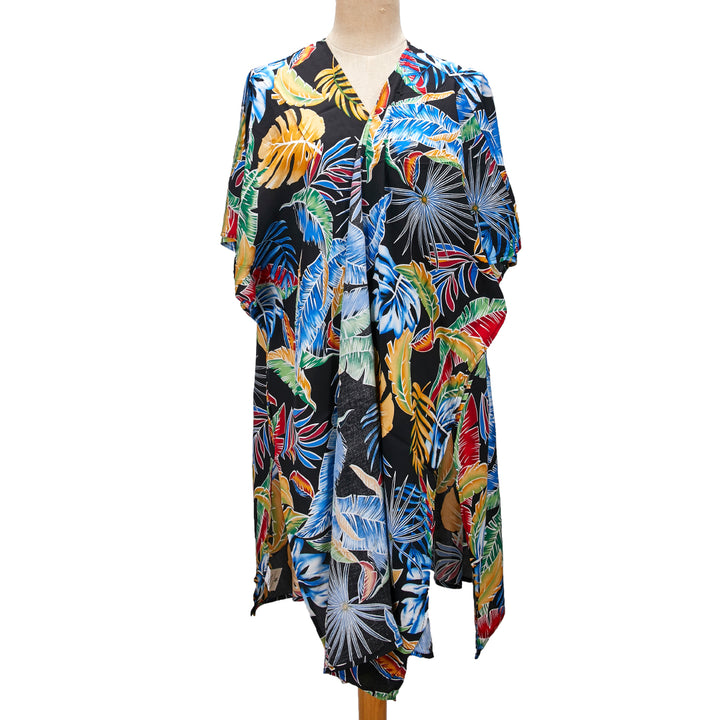 Coverup Nikki Leaves Mixed Black