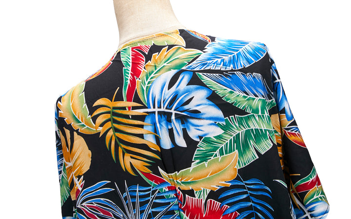 Coverup Nikki Leaves Mixed Black
