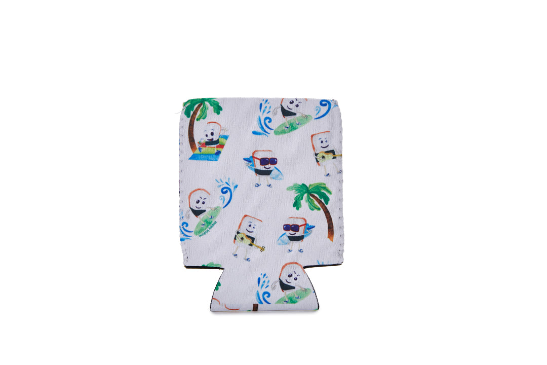 Can Coozie Musubi White