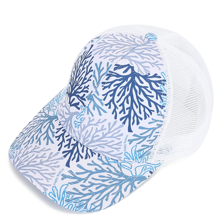 Trucker Hat Coral Blue