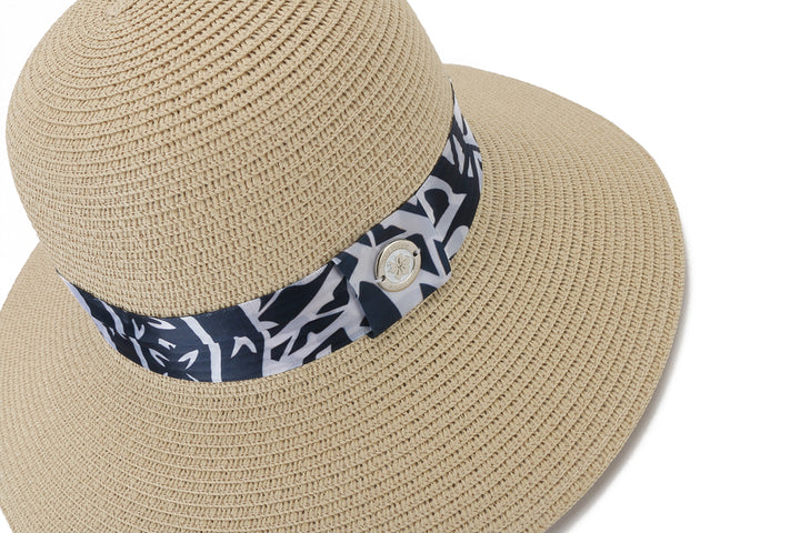 Hat Orchid Beige Tapa Navy