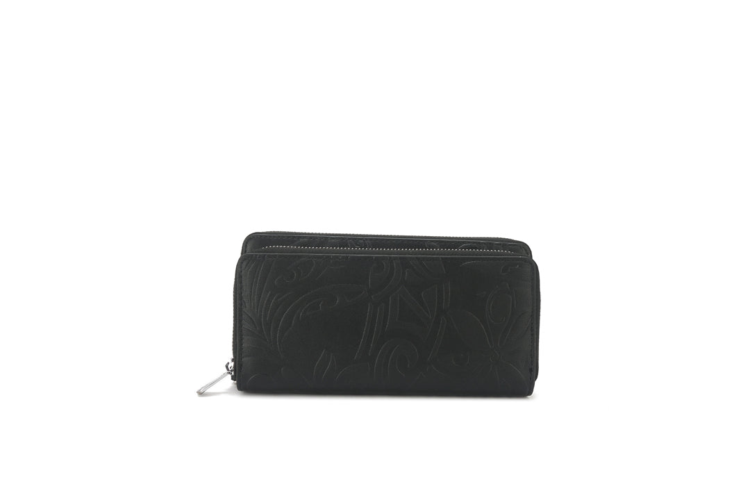 Wristlet Allison Tiare Infinity Embossed Black