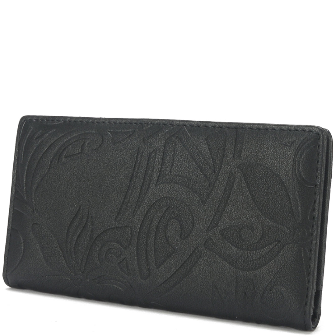 Wallet Teyla Tiare Infinity Embossed Black&nbsp;