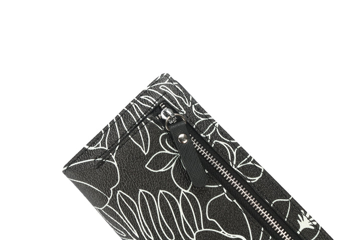 Wallet Teyla Hibiscus Lines Black