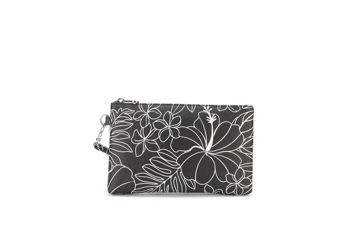 Wristlet Melody Hibiscus Lines Black