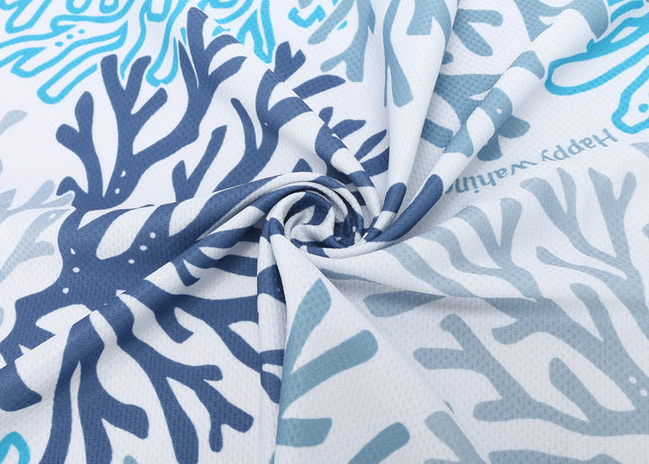 Cool Towel Coral Blue