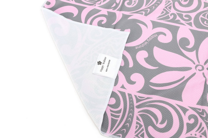 Cool Towel Tapa Tiare Pink Grey
