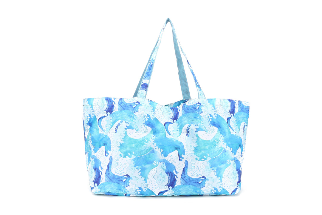 Carry-All Tote Waves Blue