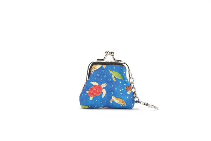 Pouch Coin Small Local Turtles Blue