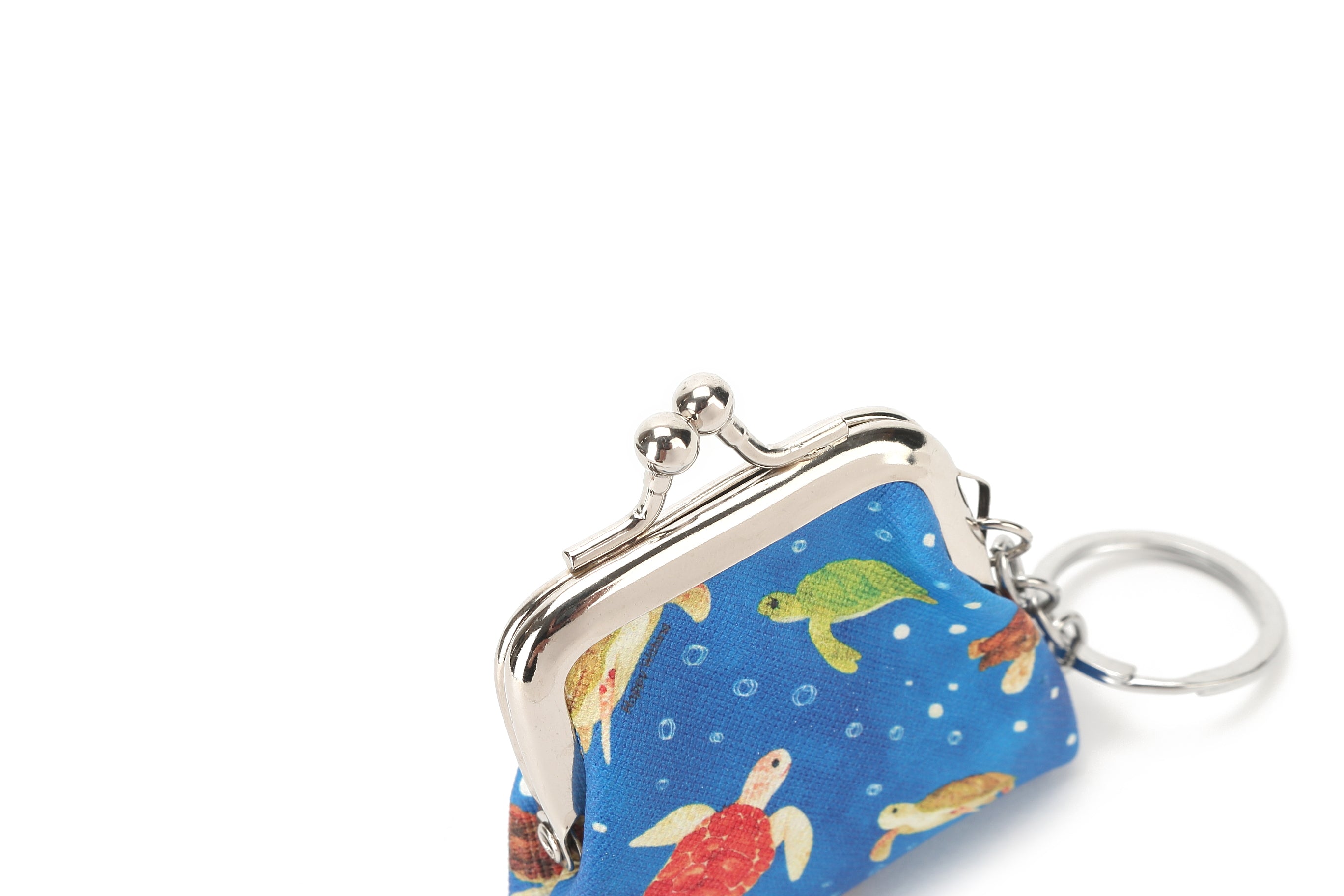 Coin Pouch Small Local Turtles Blue