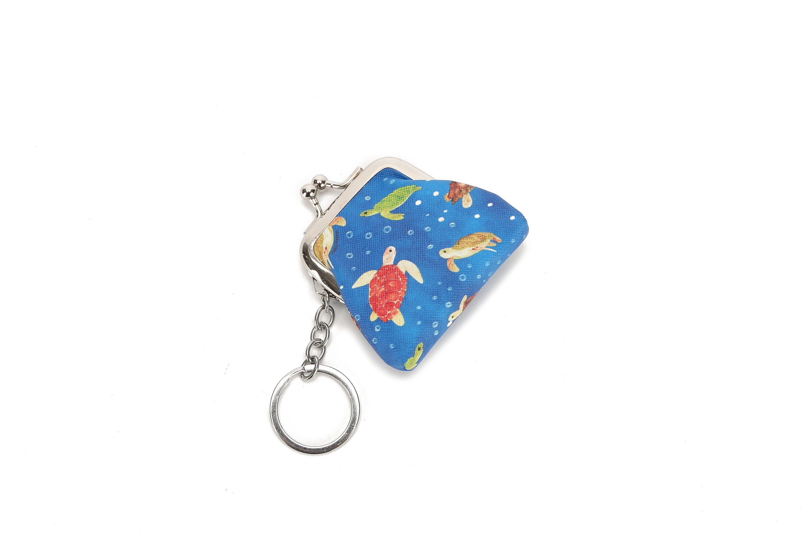 Coin Pouch Small Local Turtles Blue