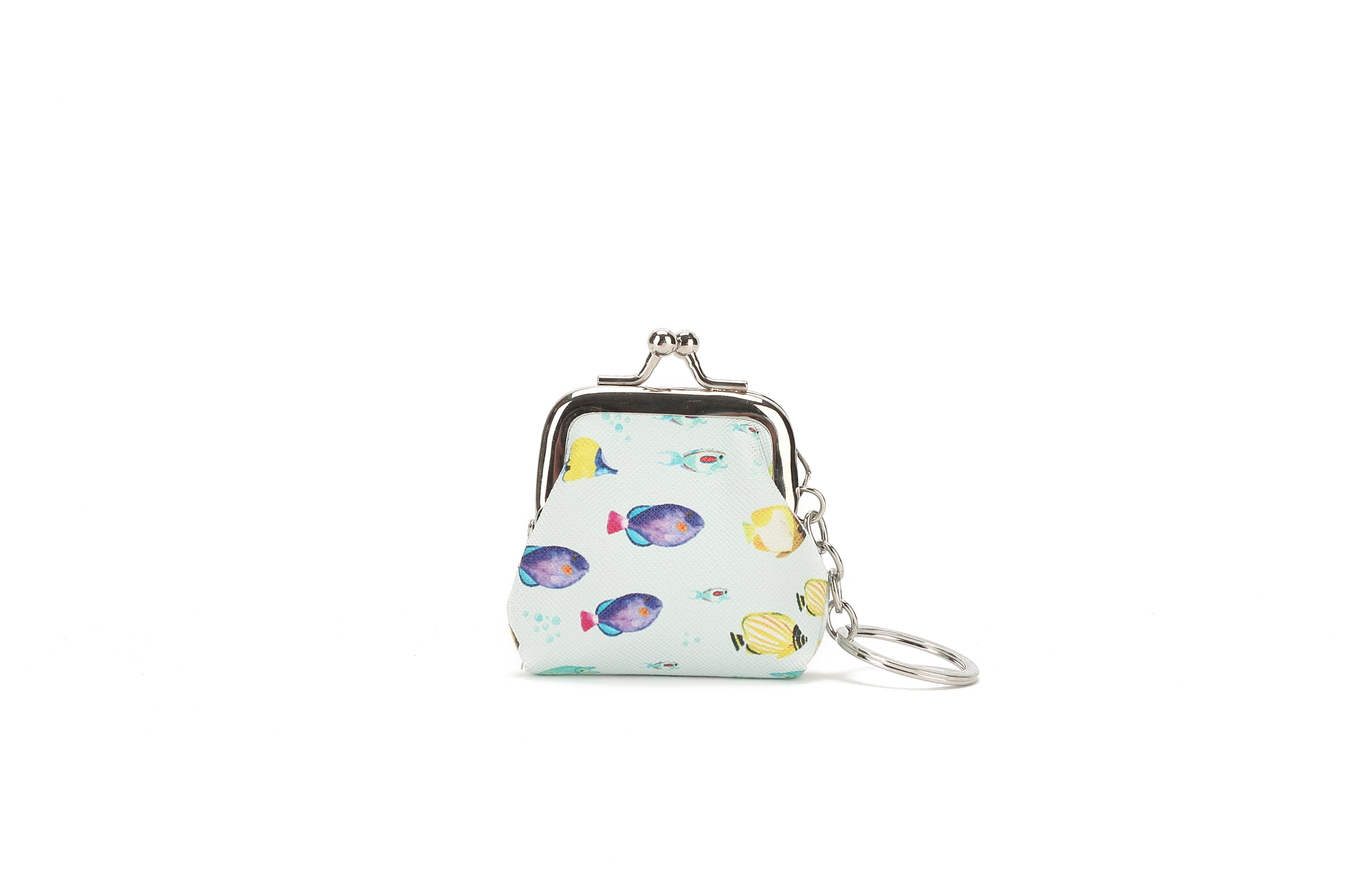 Coin Pouch Small Fish ʻOhana Blue