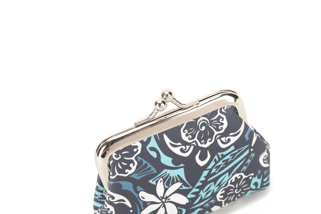 Coin Pouch Large Honu Blue