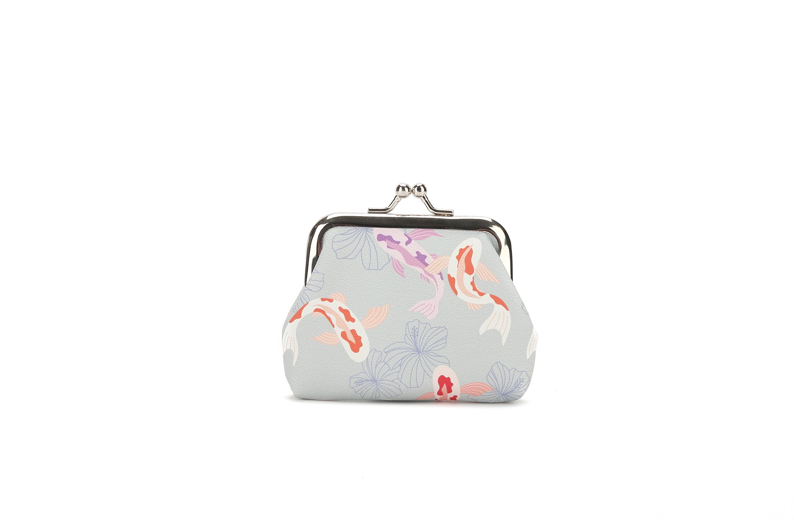 Coin Pouch Large Koi Grey