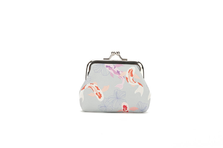 Pouch Coin Large Koi Grey