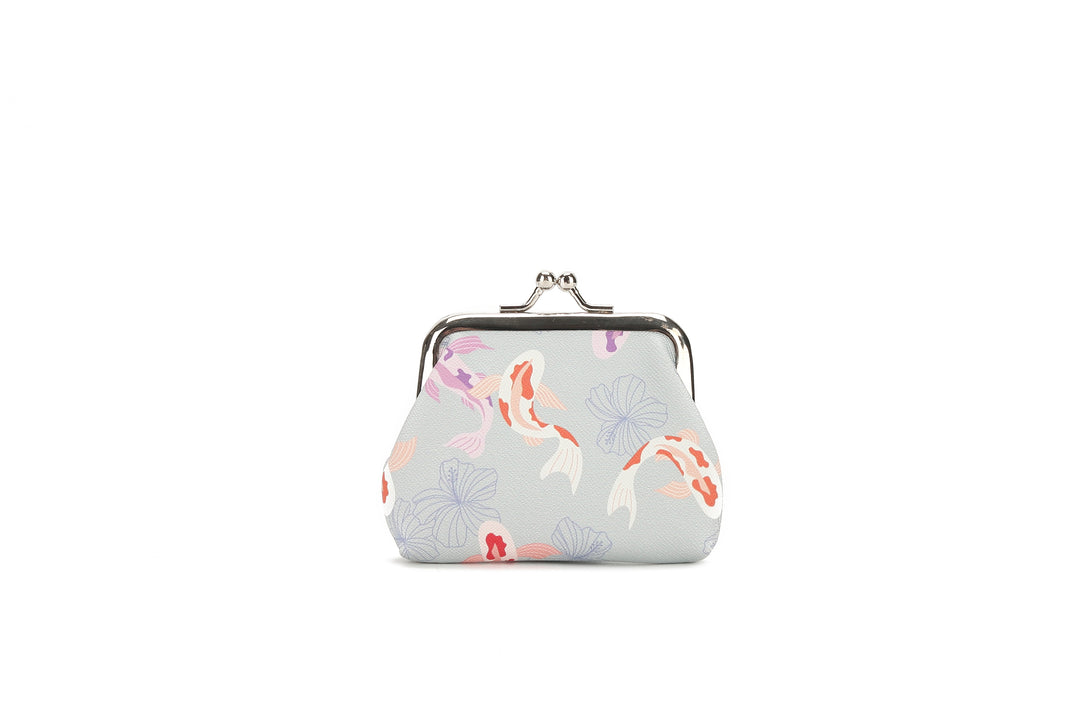Pouch Coin Large Koi Grey