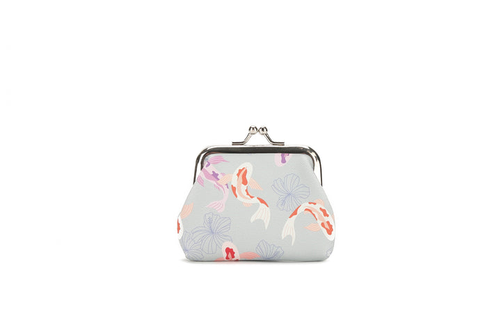 Pouch Coin Large Koi Grey