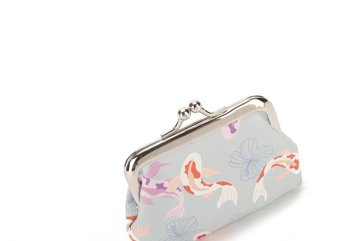 Pouch Coin Large Koi Grey