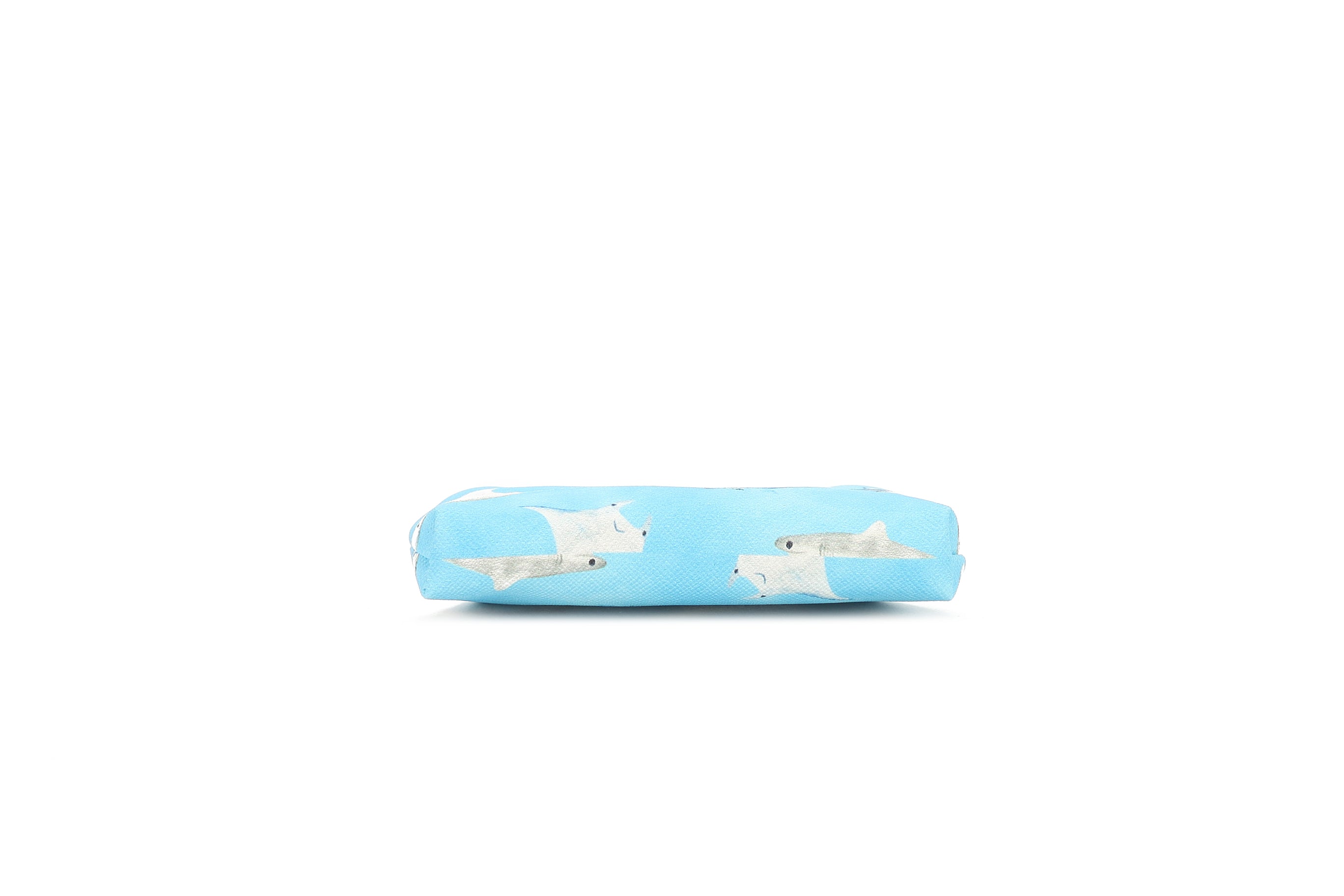 Coin Pouch Large Happy Sharks Blue