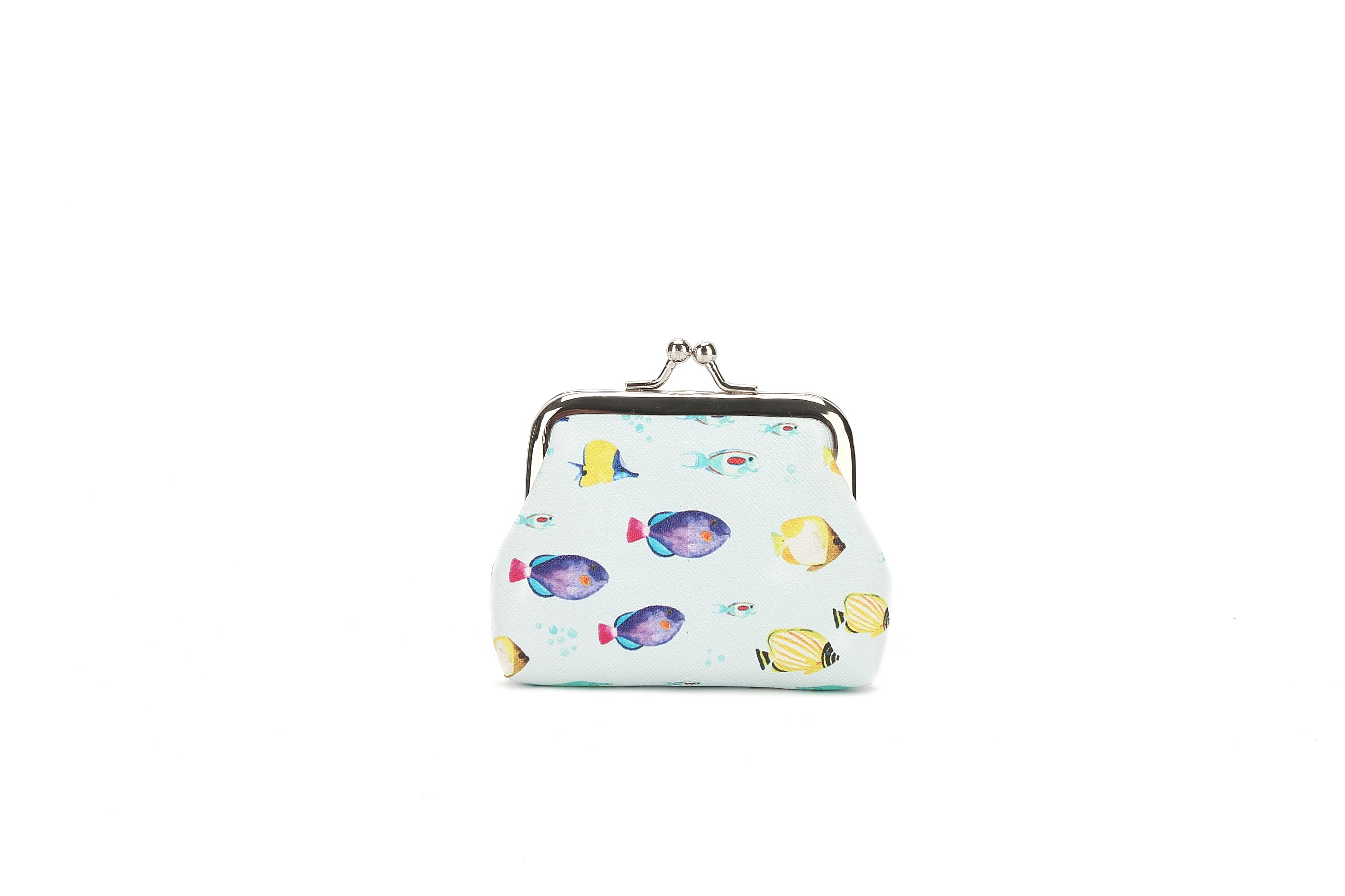 Coin Pouch Large Fish ʻOhana Blue