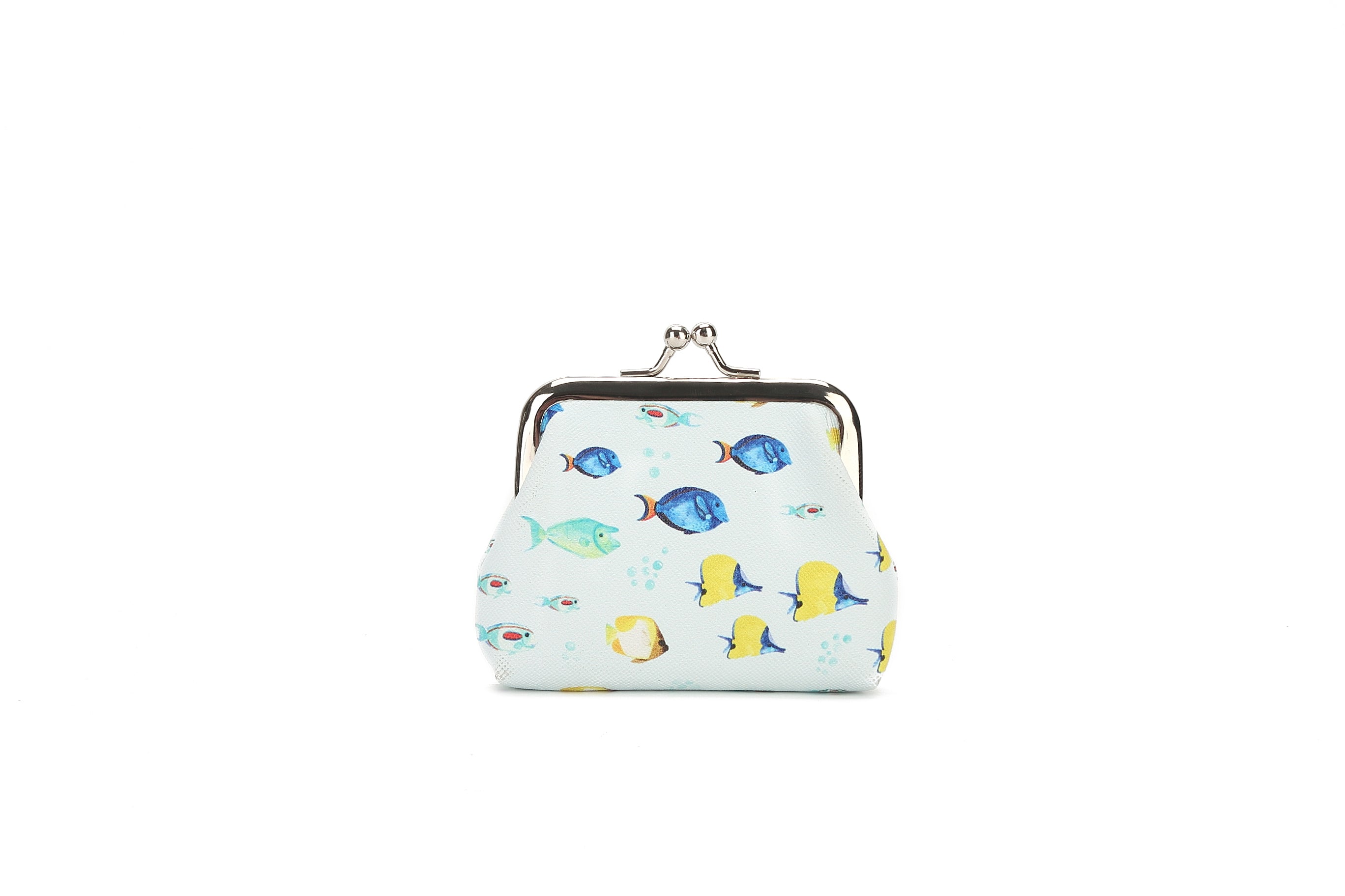 Coin Pouch Large Fish ʻOhana Blue