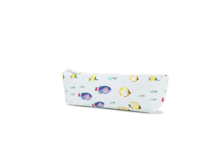 Pouch Pencil Case Fish ʻOhana Blue