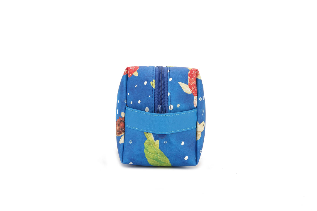 Pouch Cosmetic Local Turtles Blue