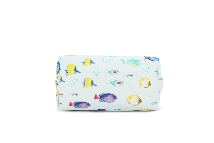 Cosmetic Pouch Fish ʻOhana Blue