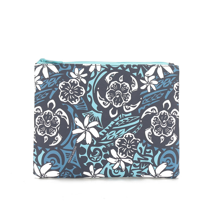 Pouch Zip Medium Honu Blue