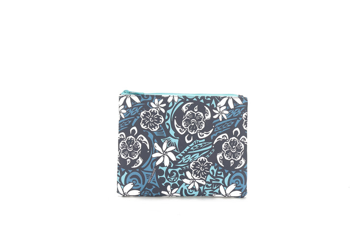 Pouch Zip Medium Honu Blue