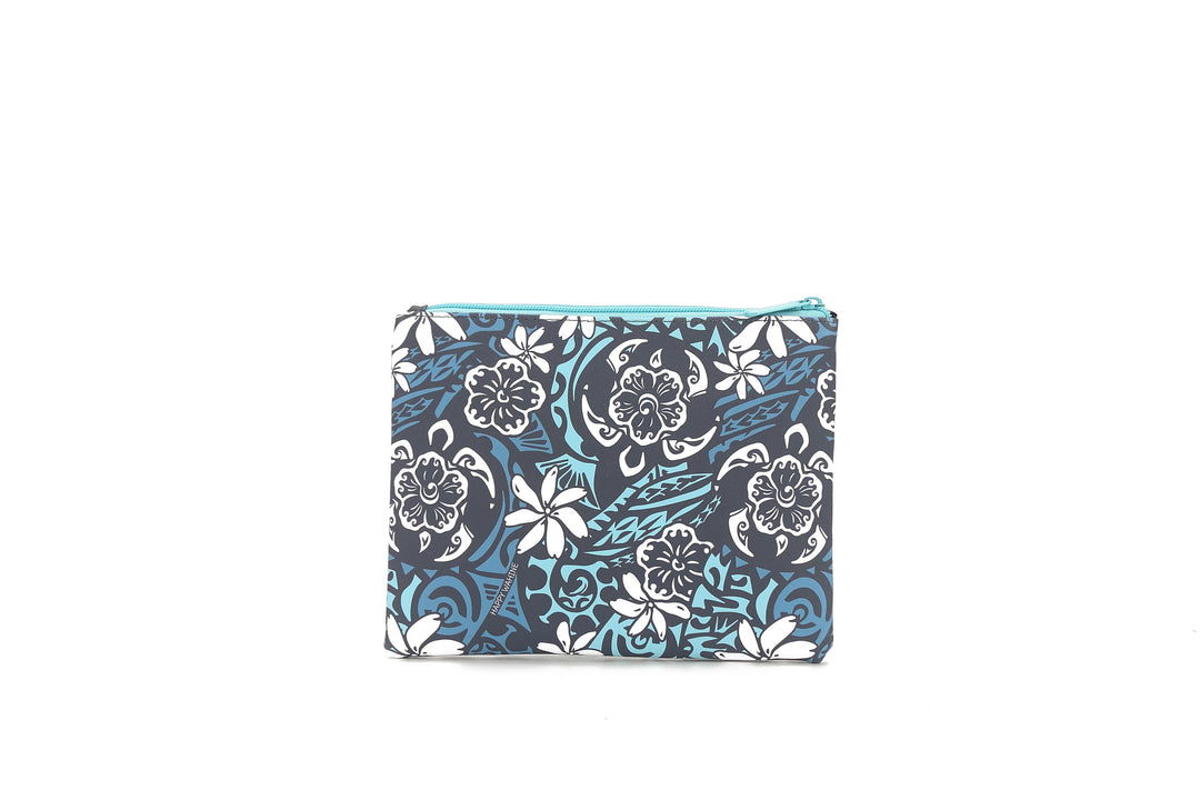 Pouch Zip Medium Honu Blue