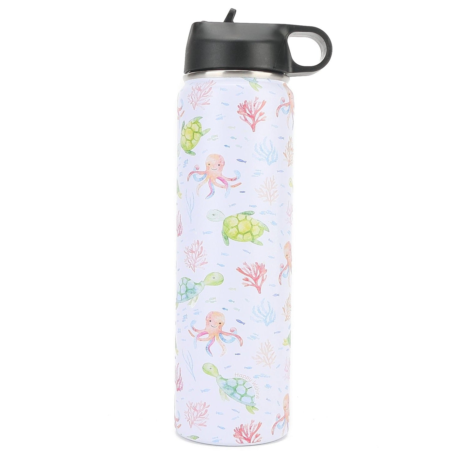 Insulated Water Bottle 24oz Ocean White