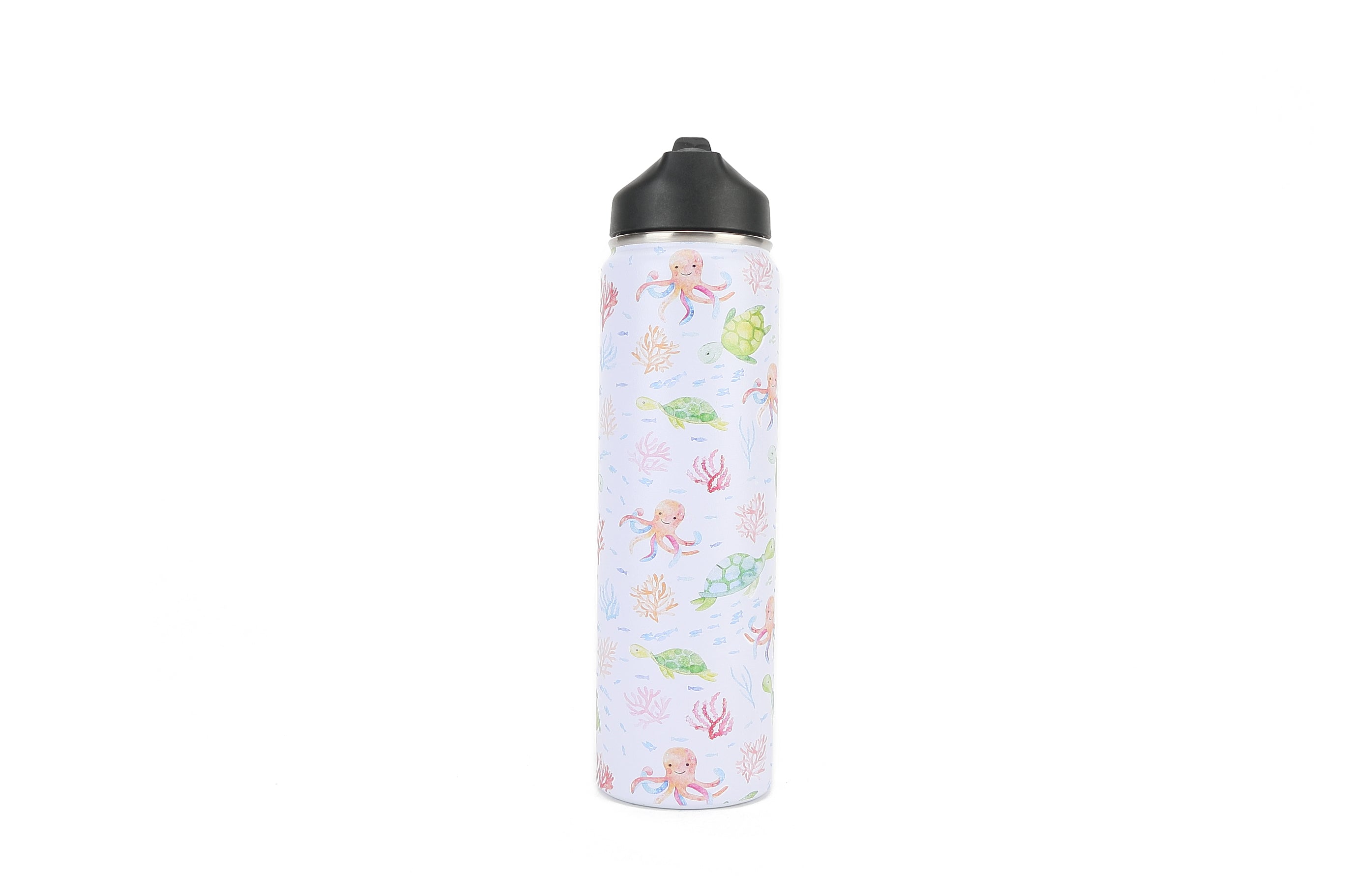Insulated Water Bottle 24oz Ocean White