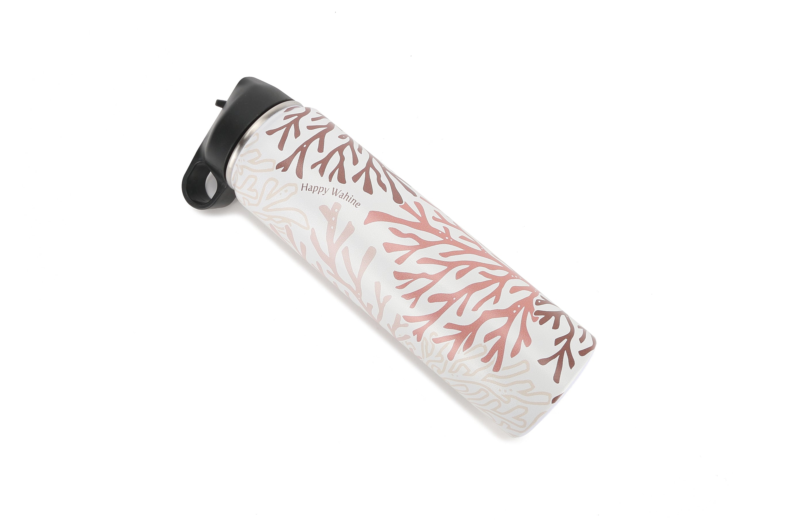 Insulated Water Bottle 24oz Coral Beige