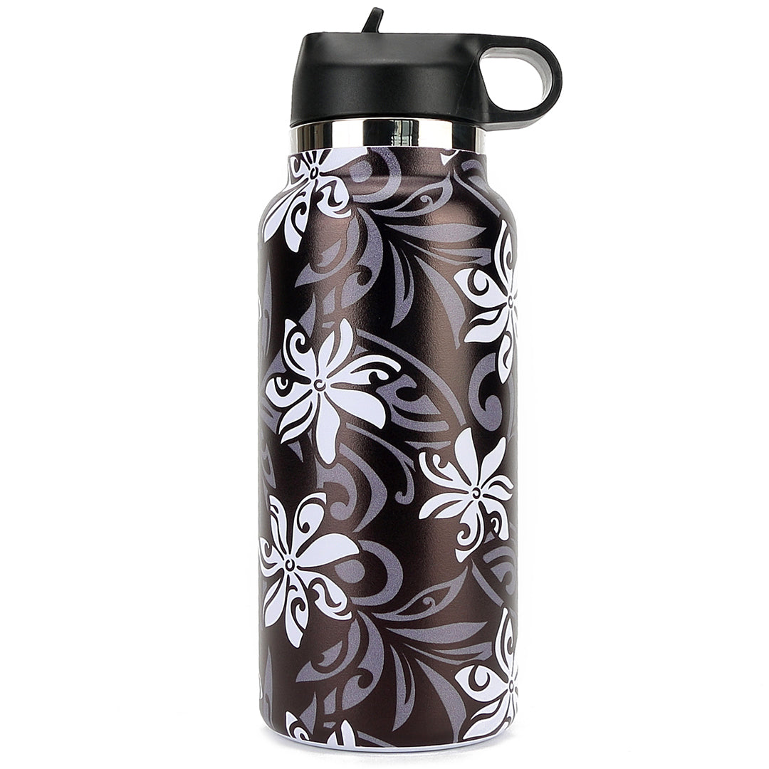Insulated Water Bottle 32oz Tiare Infinity Black