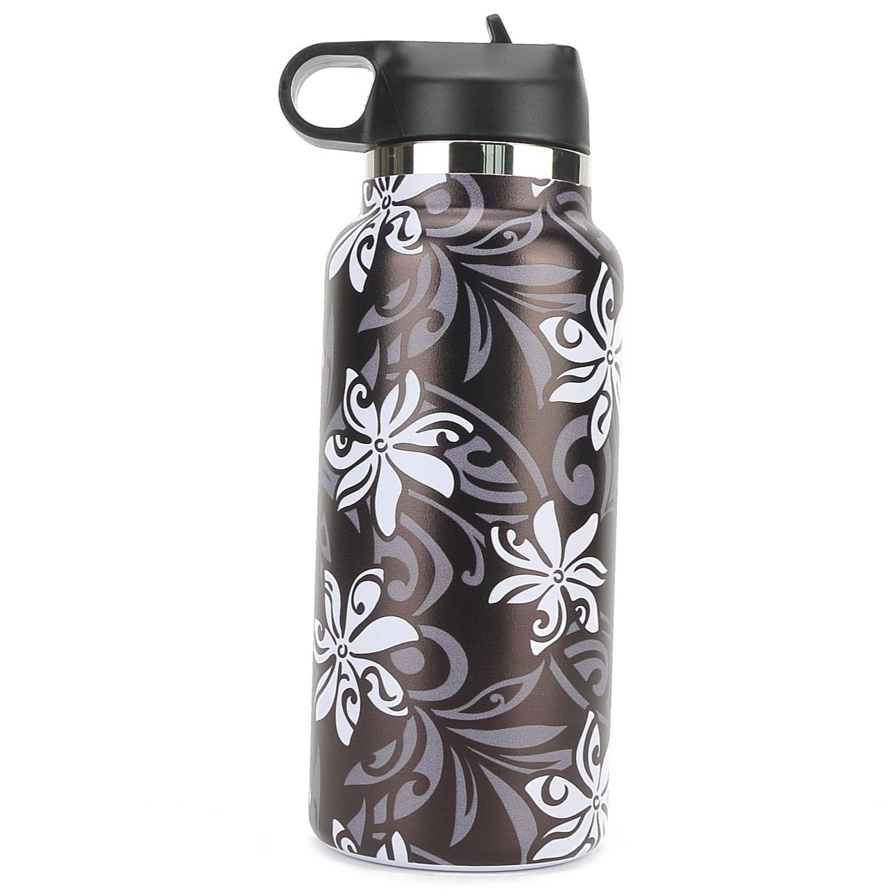 Insulated Water Bottle 32oz Tiare Infinity Black