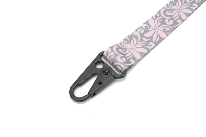 Lanyard Short Tapa Tiare Pink Grey