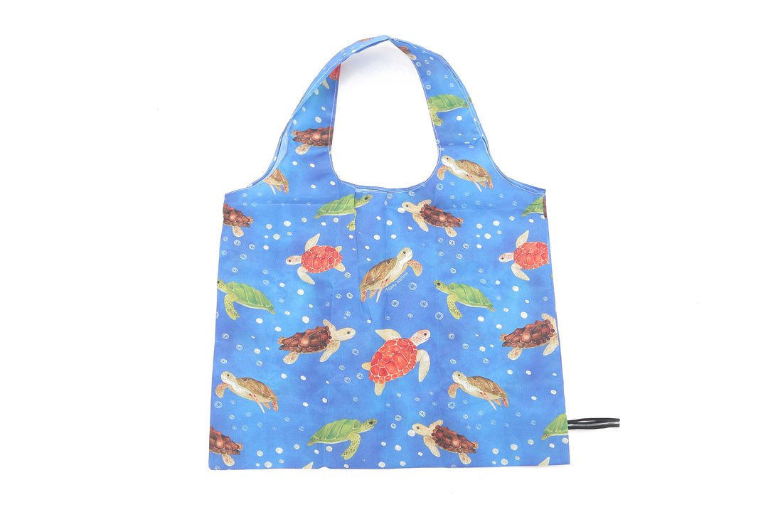 Foldable Bag Jake Local Turtles Blue