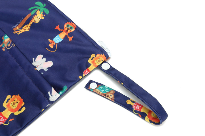 Wet Bag Zoo Animals Navy