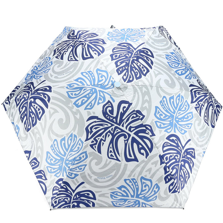 Umbrella Ultra Compact Monstera Blue w/ UV Protection