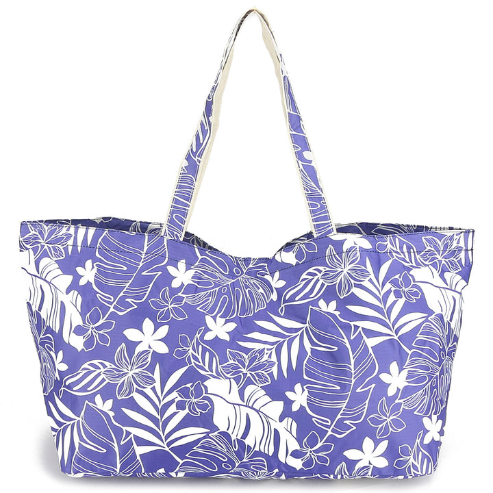 Carry-All Tote Monstera Purple