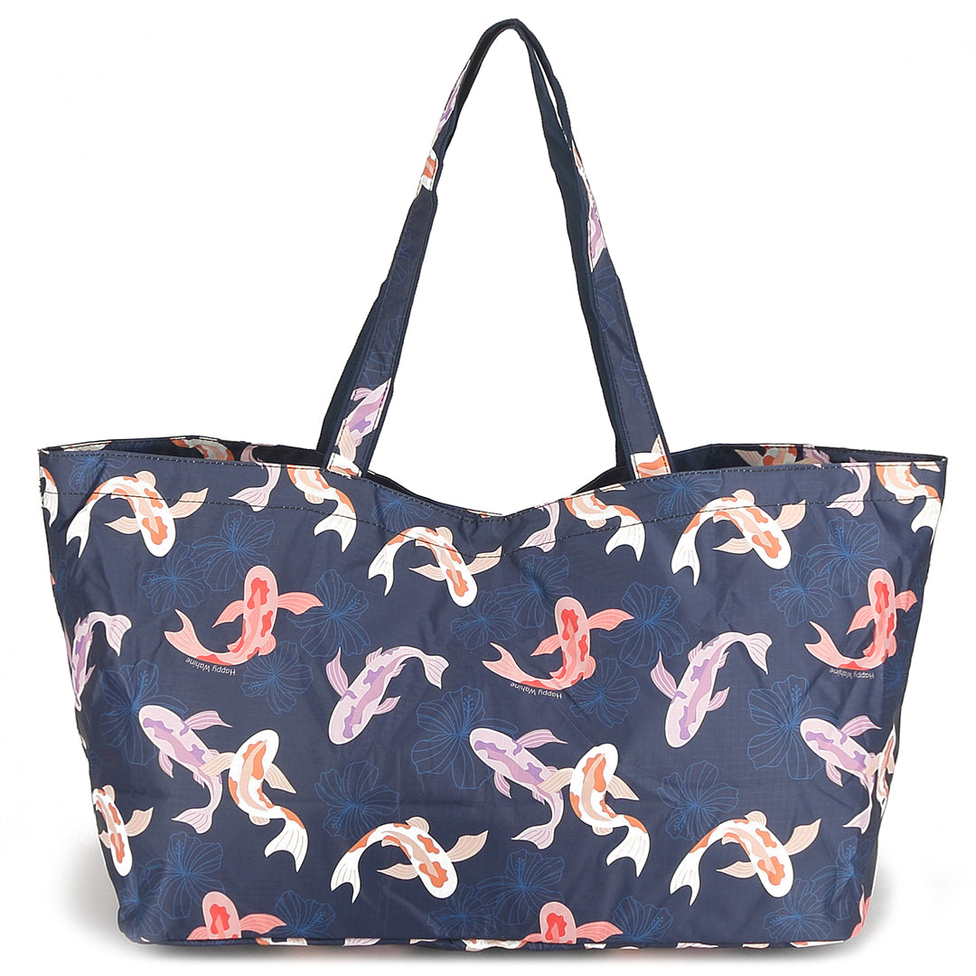 Carry-All Tote Koi Navy