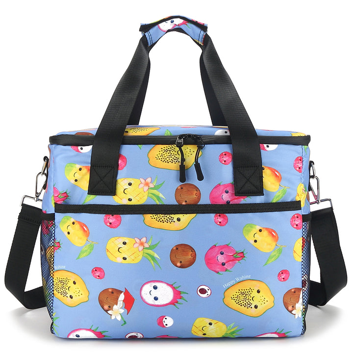 Cooler Tote Large Fruits Hawaii Lavender