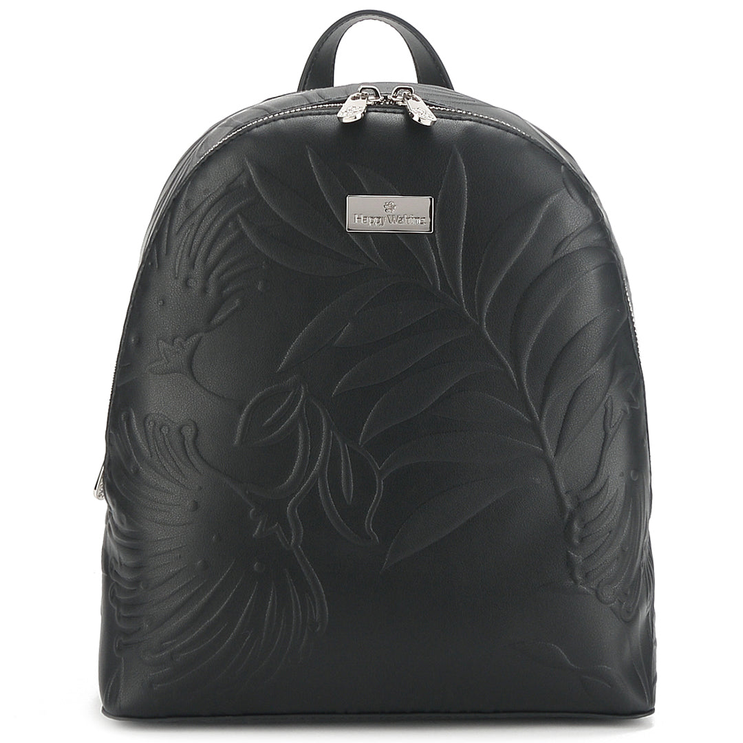 Backpack Tiffany Lehua Embossed Black