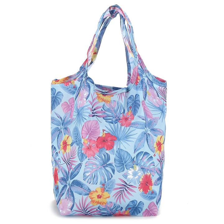 Foldable Bag Joy Floral Blue