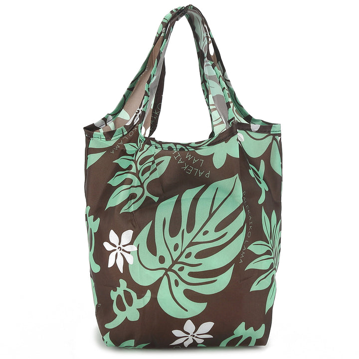 Foldable Bag Joy Monstera Brown