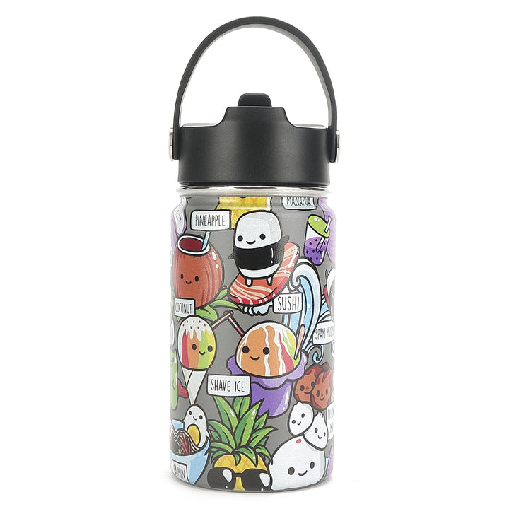 Insulated Water Bottle 12oz Craving Hawai'i Grey