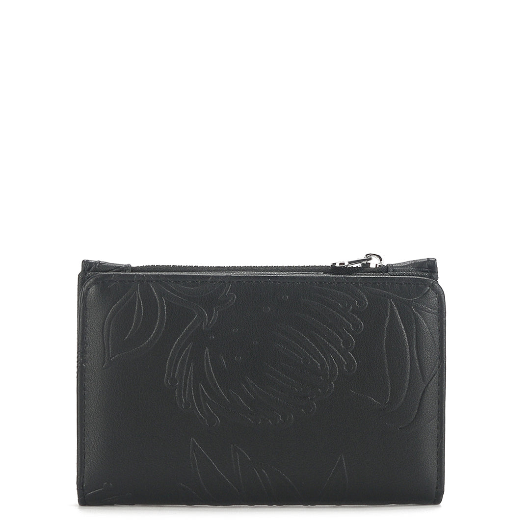 Wallet Joanne Lehua Embossed Black