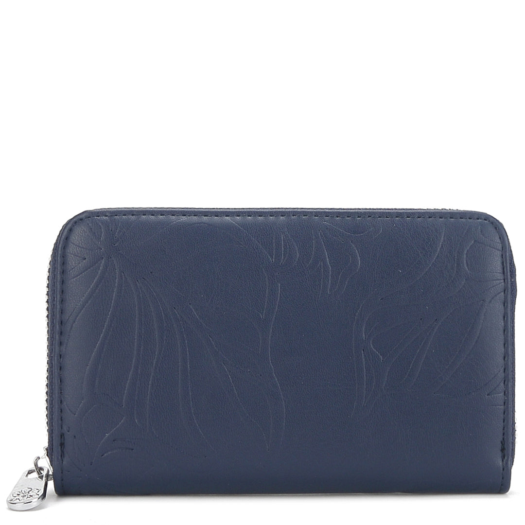 Wallet Chloe Kalo Embossed Navy