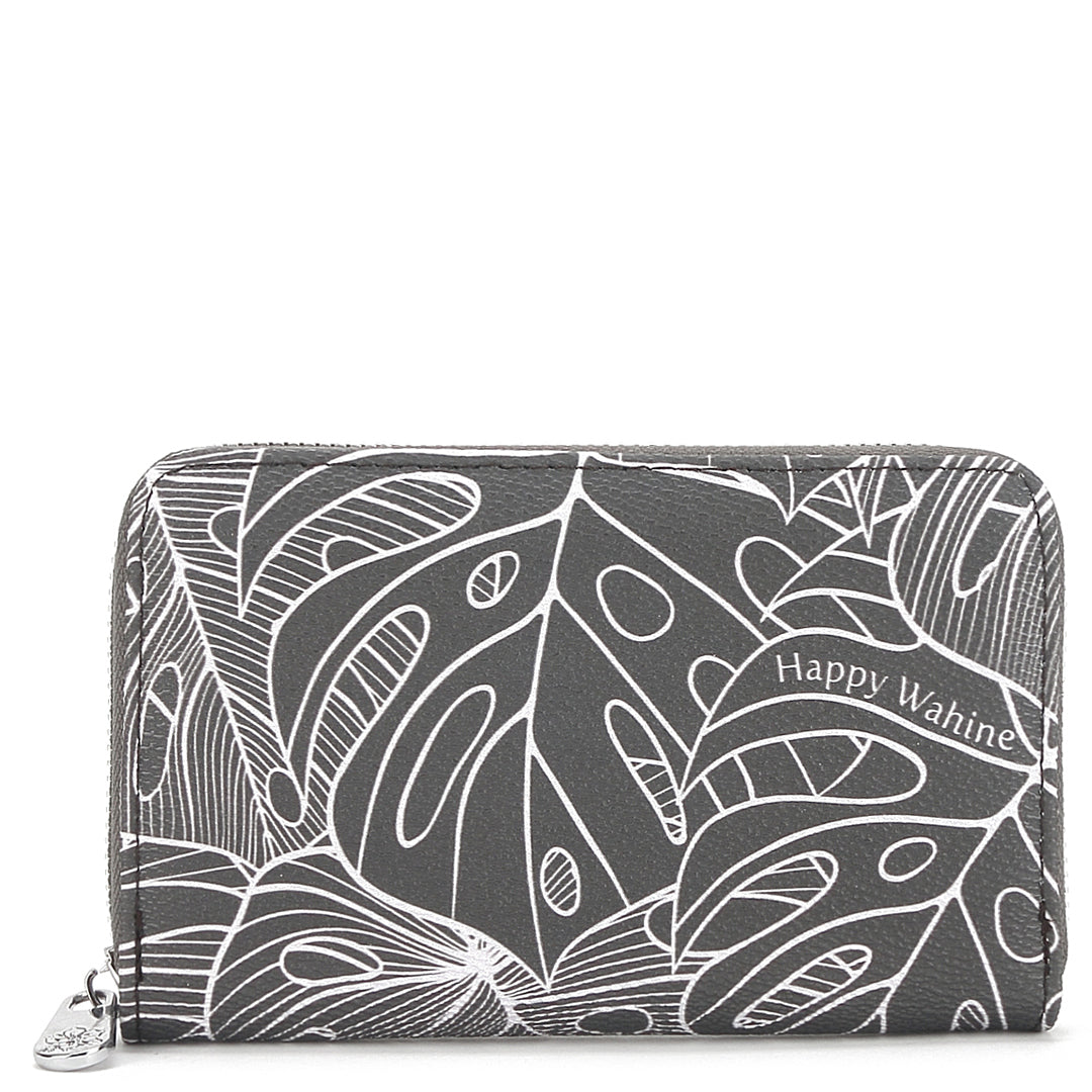 Wallet Chloe Monstera Lines Grey